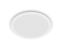 Philips - Plafón Philips Superslim, lámpara LED de techo funcional, color blanco, luz blanca cálida regulable, 27K - 15W