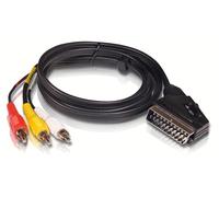 Philips SWV2255W - Adaptador para euroconector, Negro