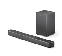 PHILIPS TAB5309 Barra de Sonido 2.1 con subwoofer inalámbrico - Canales 2.1 de 240W, DTS Virtual X, Bluetooth 5.4, HDMI ARC, conexión óptica y conectividad USB - Gris Oscuro