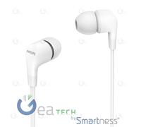 PHILIPS TAE1105 Auriculares In-Ear Con Cable Jack 3.5 Con Control Blanco