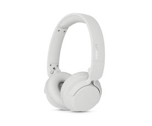 Philips TAH4000WH Auriculares inalámb. on-Ear, 70h repr., Graves dinámicos, Drivers 32mm, Bluetooth 6.0 multipunto, Empar. rápido, Almohadillas y batería Intercambiables, Plegables y Ligeros - Blanco