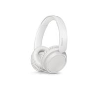 Philips TAH5219WT/00 Auriculares inalámbricos Bluetooth On-Ear Ligeros - hasta 65 h de autonomía, Sonido Natural, Llamadas claras, Graves dinámicos, Carga USB-C 2 h, Funda Suave - Blanco