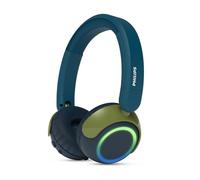PHILIPS TAK4200CT 4200 Series Auriculares Infantiles inalámbricos on Ear Plegables, limitación Volumen, Audio compartido, Cable USB-C Incluido - Cristal Teal