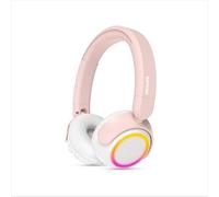 Philips TAK4200PK 4200 Series Auriculares Infantiles inalámbricos on Ear Plegables, limitación Volumen, Audio compartido, Cable 3,5 mm y USB-C Incluido - Rosa