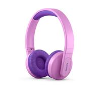 PHILIPS TAK4206PK/00 Auriculares de Diadema Inalámbricos Bluetooth para Niños, Luces LED de Colores, Wireless, Rosa (Pink)