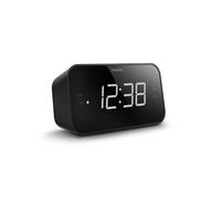 Philips TAR3356/10 Radiodespertador FM con Alarma Dual, Pantalla LED Grande, Temporizador de Sueño, Radio Digital con 20 Presintonías y Batería de Reserva