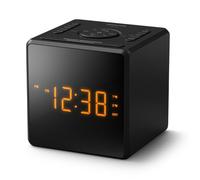 Philips TAR4500 Radio Reloj FM con Alarma Doble y Puerto de Carga USB-C