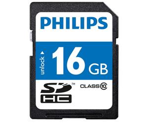Philips tarjeta de memoria SDHC clase 10 - 16 GB