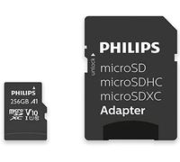 Philips tarjeta sdxc de 256 gb + adaptador sd uhs-i u1 reads up to 80