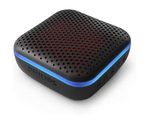 Philips TAS2505B/00 Altavoz Portátil Bluetooth con Luces LED Resistente al Agua Negro