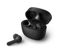 PHILIPS TAT2206BK/00 Auriculares Bluetooth con Micrófono/Resistentes a Salpicaduras y Sudor, 18h de Reproducción, Ajuste Cómodo/Auriculares Inalámbricos/Earbuds, Negro