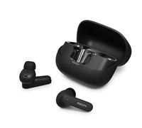 Philips TAT3000BK Auriculares True Wireless, Cancelación Ruido adaptativa, 48h reproducción, Almohadillas SecureFit, Llamadas nítidas 6 micros, Bluetooth 6.0, Auracast, IPX4, Estuche Compacto, Negro