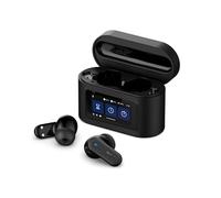 Philips TAT6000BK Auriculares True Wireless - Estuche Carga Inteligente, Cancelación Ruido, 4 Micros, Graves Dinámicos, 28H Reproducción, Bluetooth 5.4, IPX5, Controles Táctiles, Asistente Voz - Negro