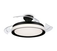 Philips Techo Aspas Retráctiles Luz Led Negro