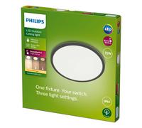 Philips - SuperSlim Ceiling SSW 15W 27K Black IP54