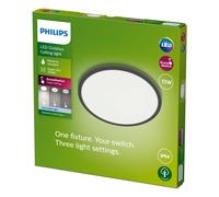 Philips - Techo SuperSlim SSW 15W 40K Negro IP54