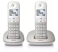 Philips telÉfono inalÁmbrico xl4902s/34/ pack duo/plata