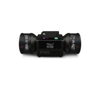 Philips The Tube Altavoz inalámbrico TAMS80B - 280 W máximo, Bluetooth 6.0, IP67 Impermeable, batería de 24 Horas, Sonido estéreo, Auracast, USB-C, Luces LED, Negro