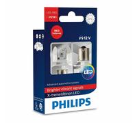 PHILIPS Ultinon P21W LED 12V 12898RX2 Luz de freno ROJO Intenso SET