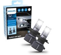 Philips Ultinon Pro3022 LED faros delanteros (H4), +100%, luz blanca fría de 6.000K, paquete doble