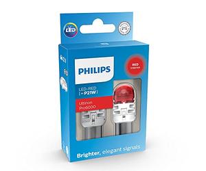 Philips Ultinon Pro6000 LED foco de señalización para automóvil (P21W red), Versión anterior
