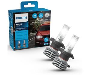 Philips Ultinon Pro6000 Standard H4-LED lámpara LED homologada*, +220% más brillante**, 5.800K, juego de 2