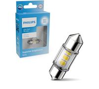 Philips Ultinon Pro7000 LED Festoon foco de señalización para automóvil, 4.000K warm white, 30mm, 12V, Versión actual