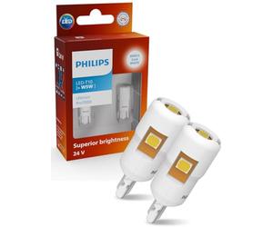 Philips Ultinon Pro7000 LED T10 foco de señalización para automóvil (W5W), 6.000K cool white, 24V, Versión actual