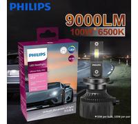 Philips Ultinon Rally 3551 LED H4 H7 H11 HB3/4 9006 9005 HIR2, Faro Delantero para Automóvil, 6500K Blanco, Potencia Máxima 50W, Lumen Máximo 4500lm, Bombillas LED