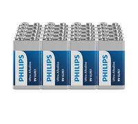 Philips Ultra 9V, baterías alcalinas 6LR61, Esenciales para detectores de Humo y radios, Paquete de 20