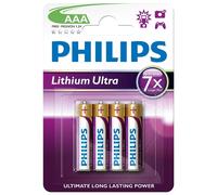 Philips Ultra AAA/LR03/MN2400 Pilas Litio (4 unidades)