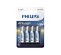 PHILIPS - ULTRA ALKALINE PILA AA LR6 BLISTER*4