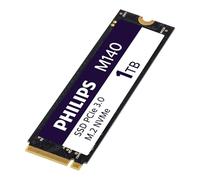 Philips Unidad Interna de Estado sólido M.2 M140 NVMe PCIe Gen3 1 TB (2280), para PC de sobremesa y portátiles, edición de gráficos y vídeos, Juegos, Lectura de 3500 MB/s, Escritura de 3000 MB/s