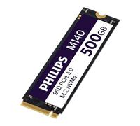 Philips Unidad Interna de Estado sólido M.2 M140 NVMe PCIe Gen3 500 GB (2280) para PC de sobremesa y portátil, edición de gráficos y vídeos, Juegos, Lectura de 3500 MB/s, Escritura de 2800 MB/s