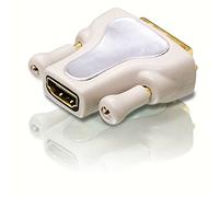 Philips US2-M62819 Adaptador de Cable de vídeo HDMI DVI Beige - Adaptadores de Cable de vídeo (HDMI, DVI, Hembra, Macho, Oro, Beige)