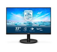 Philips 222V8LA Monitor 22 Pulgadas FHD, 75Hz, VA, 4 ms GtG, Adaptive Sync., Altavoces (1920x1080, 1x HDMI, 1x DP 1.2), Negro