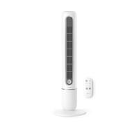 Philips Ventilador de torre Serie 5000 - Potente 8,1 m/s, ultrasilencioso 24 dB, ventilador torre bajo consumo energético, 5 velocidades, modo Sleep, temporizador de 9h, oscilación de 80° (CX5550/00)