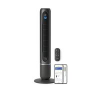 Philips ventilador de torre Serie 7000 - ventilador conectado, Potente 8,4 m/s, ultra silencioso 22dB, modo Sleep, 12 velocidades, pantalla de temperatura, temporizador 12h, oscilación 80° (CX7550/01)