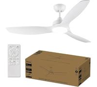 Philips Ventilador Techo Con Led 28W Aspas Fijas (diam. 136cm) Motor DC 3 temperatura Mando Blanco