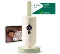 Philips Avent Vigilabebés Conectado con App, cifrado Privado y Seguro, Audio, Zoom 2X, visión Nocturna, activación automática por Voz, intercomunicación Real, Nanas y Ruido Blanco (Modelo SCD643/26)