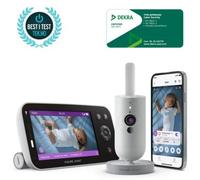 Philips Avent vigilabebés conectado Premium, el monitor más avanzado de Avent hasta la fecha, seguimiento del sueño y la respiración por IA, traducción del llanto, SCD973/26