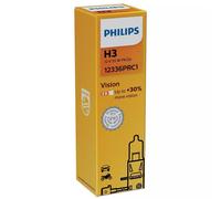 Philips Vision H3 Halógeno Hasta 30% más Luz 55W 12V Bombillas Coche Bombillas