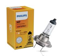 Philips Vision H7 Halógeno Hasta 30% más Luz 55W 12V Bombillas Coche de
