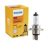Philips Vision Halógena H1 H4 H7 W5W Bombillas 55W 12V +30% Luz