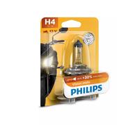 Philips Vision moto Bombilla Halógena H4 60/55W 12V +30% Más Luz
