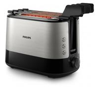 Philips Viva Collection HD2639 Inox Tostadora 2 Pinzas 730W 7 Niveles De Cocción