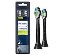 Philips W Diamondclean Cabezales, color Black, 2 count, pack of/paquete de