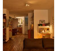 Philips Warmglow E27 LED rústica 5,9W transparente