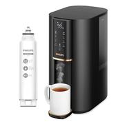 Philips Water 6100 Dispensador pór Osmosis Inversa: agua caliente al instante, filtración RO 5 en 1 reduce >110 contaminantes, relación 3:1 agua pura/rechazo, protección UV-C, sin instalación, 2000L