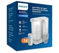 Philips Water Dispensador de agua filtrada bajo demanda (3L) - Agua fresca y limpia, 1x filtro Taste+ que mejora el sabor y reduce las impurezas, libre de BPA